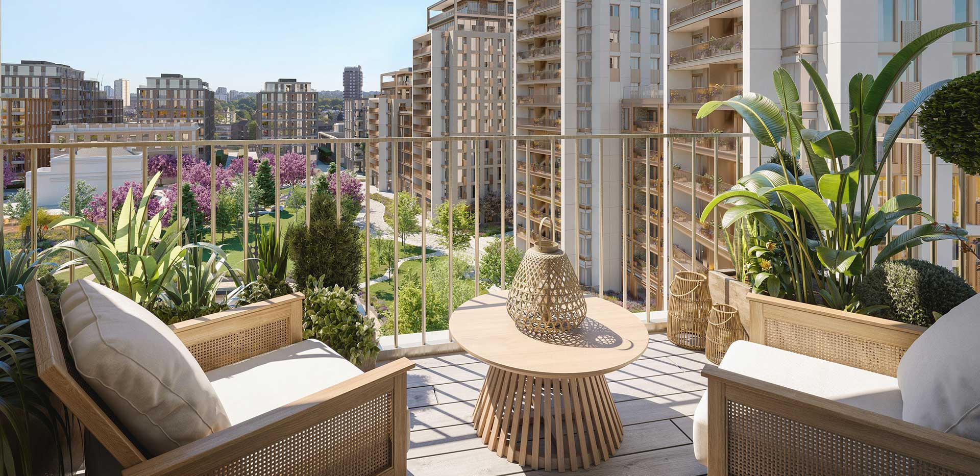 An image of the Balcony looking over Kings Road Park