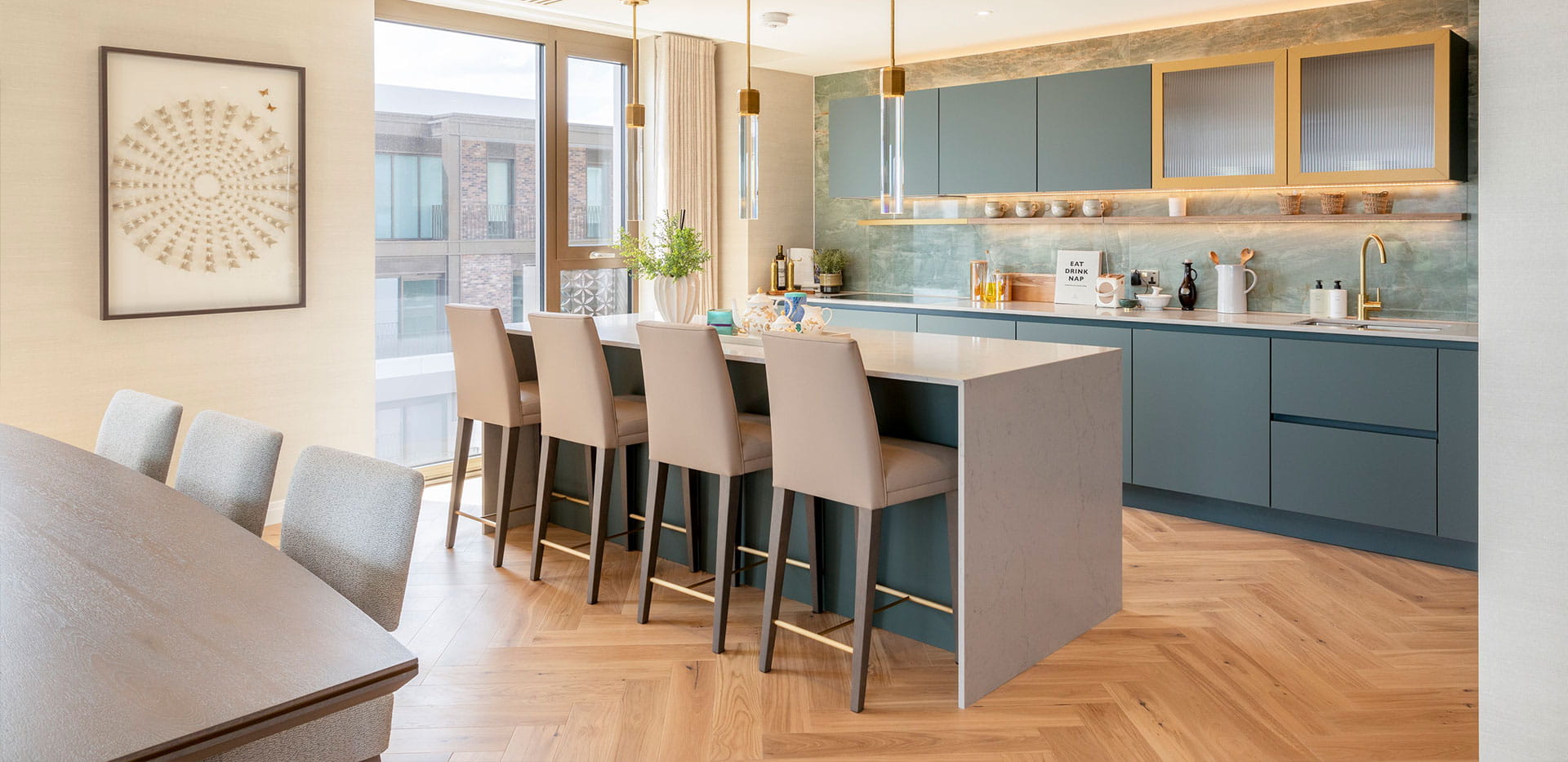 An image of the Kitchen area at Kings Road Park