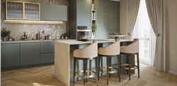 Interior image of a kitchen at a Kings Road Park showhome