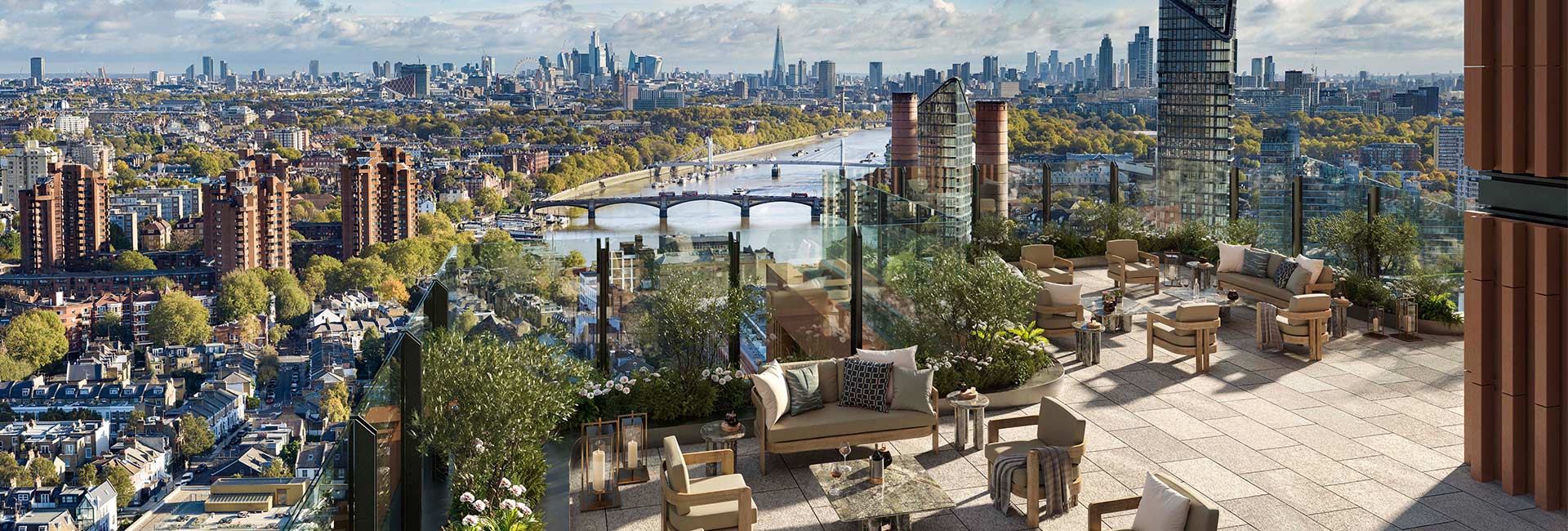 King's Road Park, terrace with incredible city views
