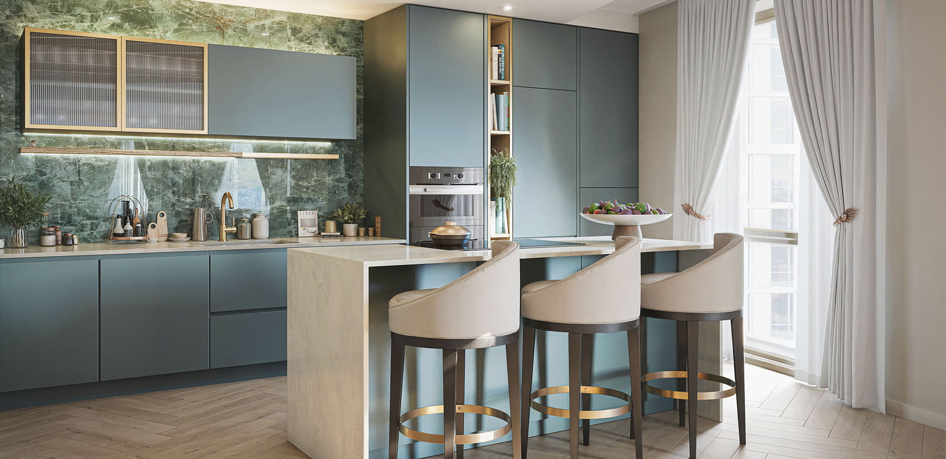 King's Road Park, home, Premium Jade colour Palette design