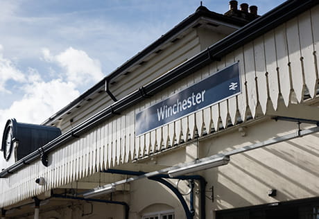 An Image of the Winchester Train Station