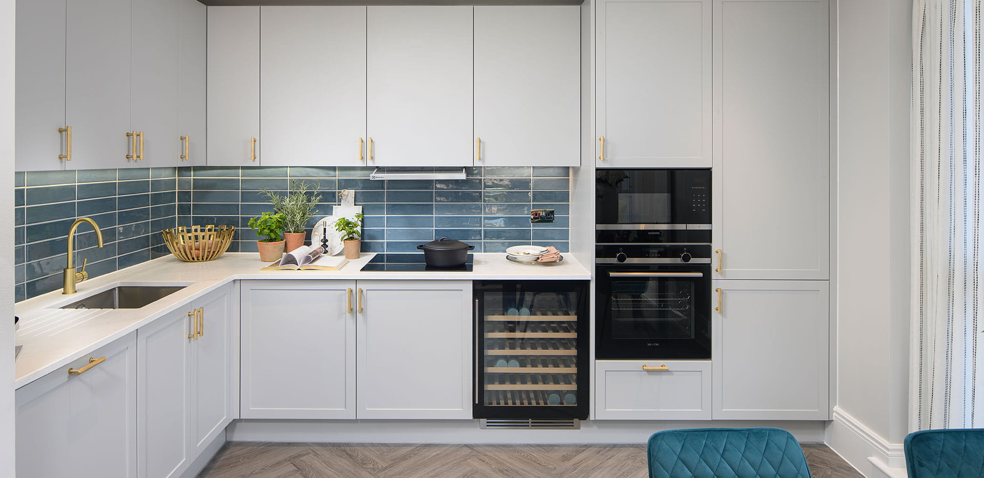 Knights Quarter Hallway Kitchen