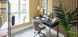 Knights Quarter townhouse office space with a neutral design