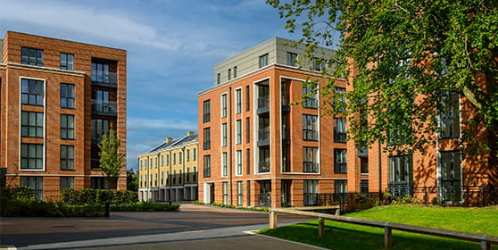 An exterior image of Knights Quarter