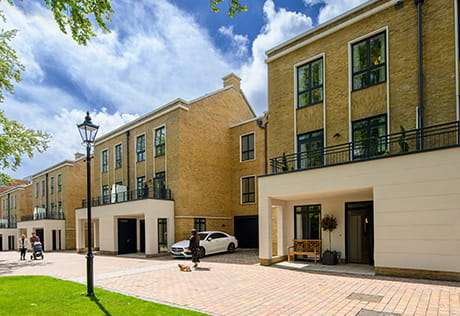 Exterior image of street scene at Knights Quarter