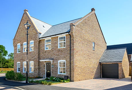 An exterior image of a home at Leighwood Fields