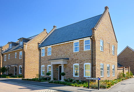 An exterior image of a home at Leighwood Fields