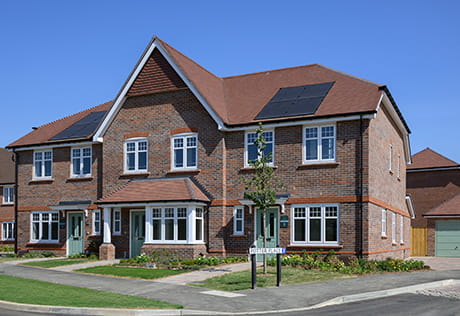 An exterior image of a home at Leighwood Fields