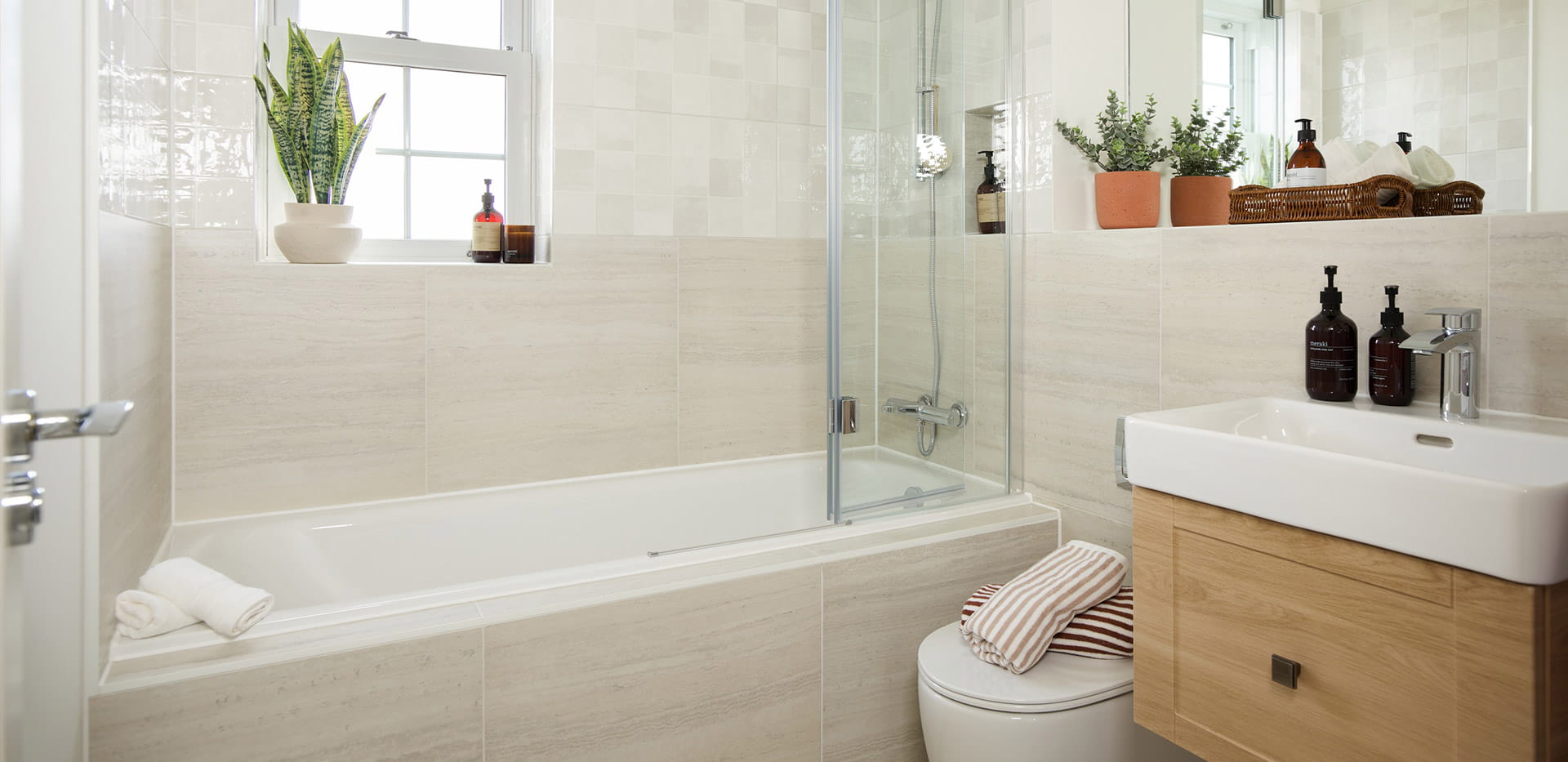 An interior Bathroom image at the 4 Bedroom Showhome at Leighwood Fields