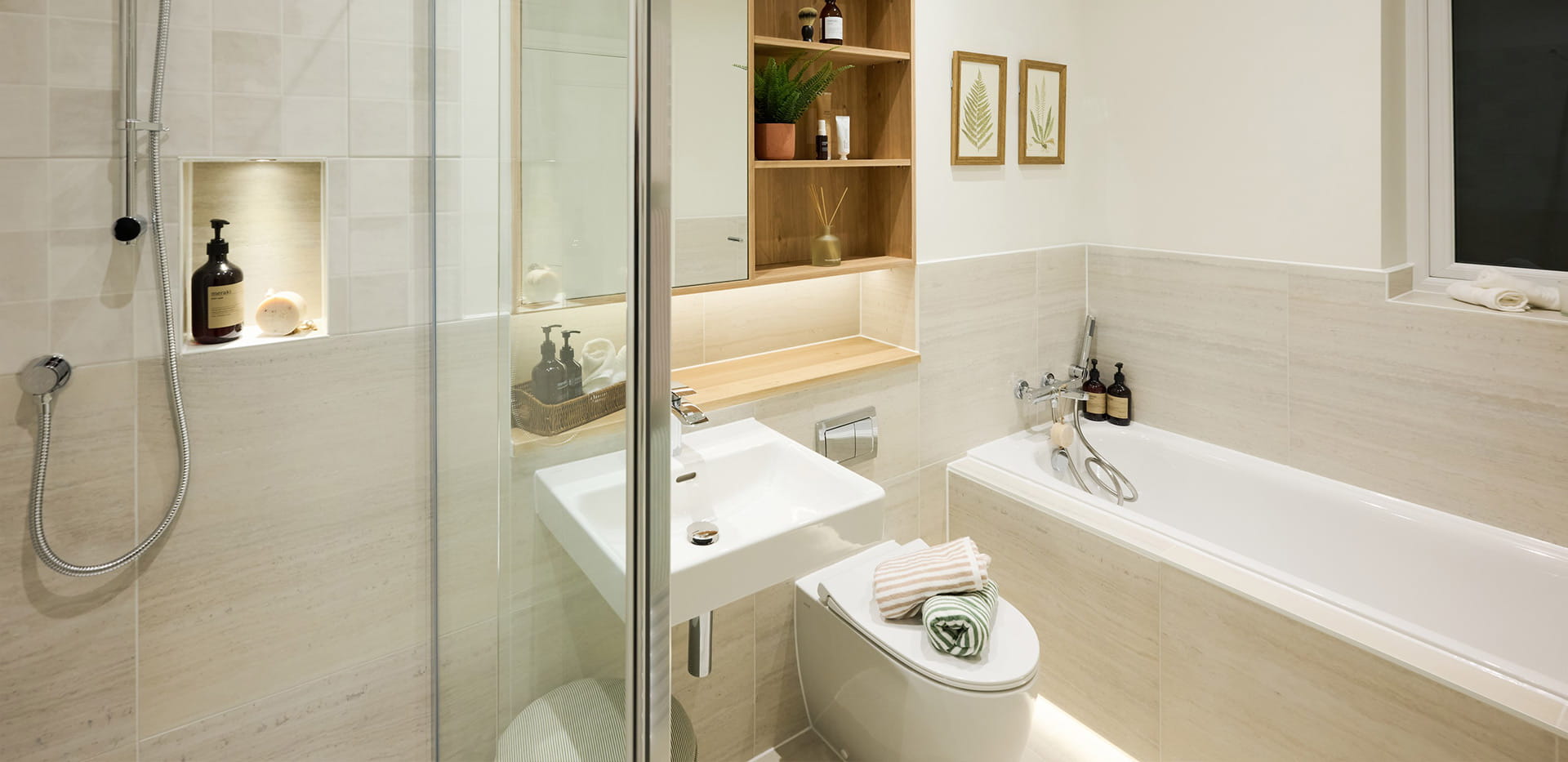 An interior Bathroom / Shower Room image at the 4 Bedroom Showhome at Leighwood Fields