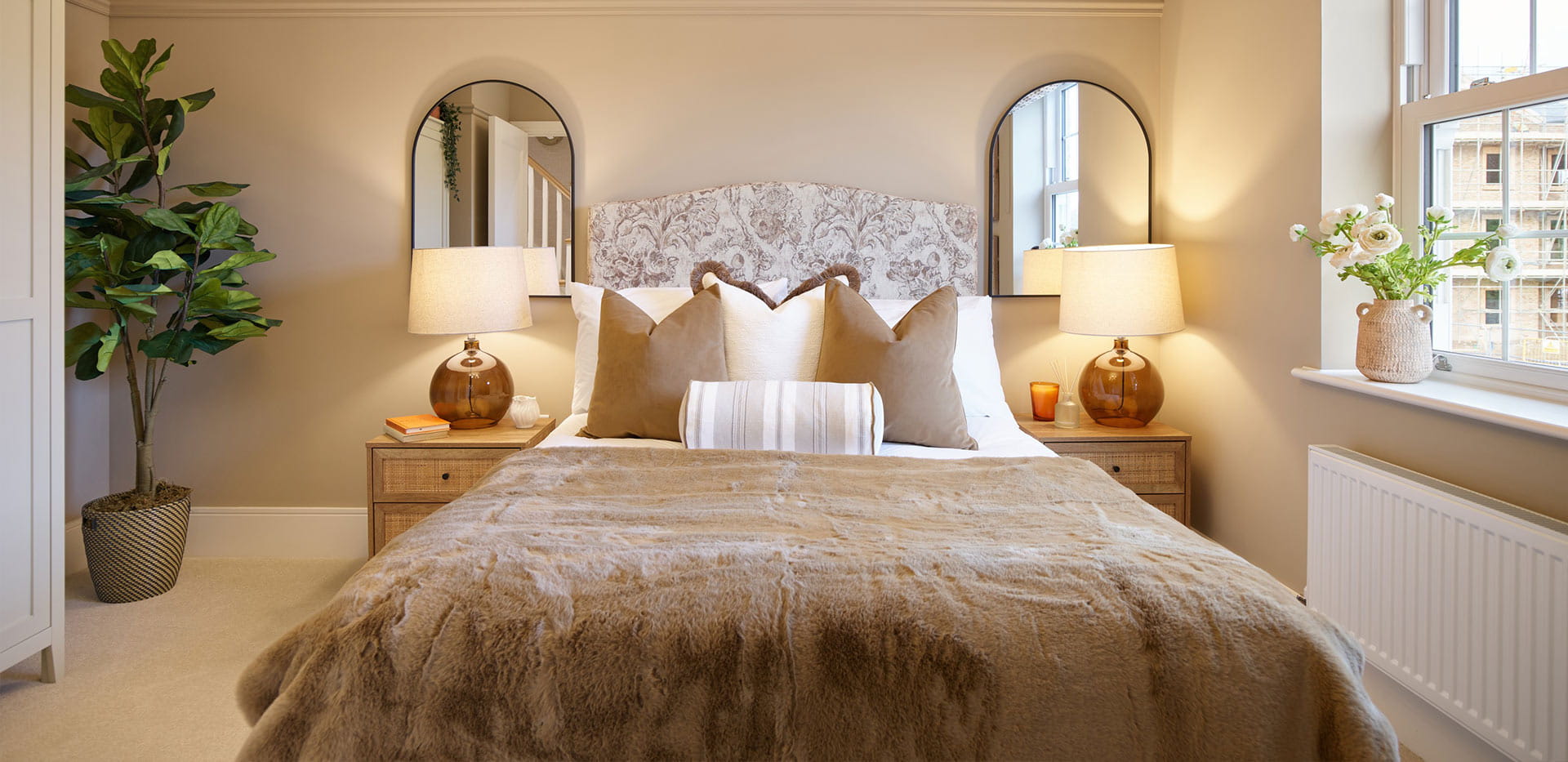 An interior Bedroom image at the 4 Bedroom Showhome at Leighwood Fields