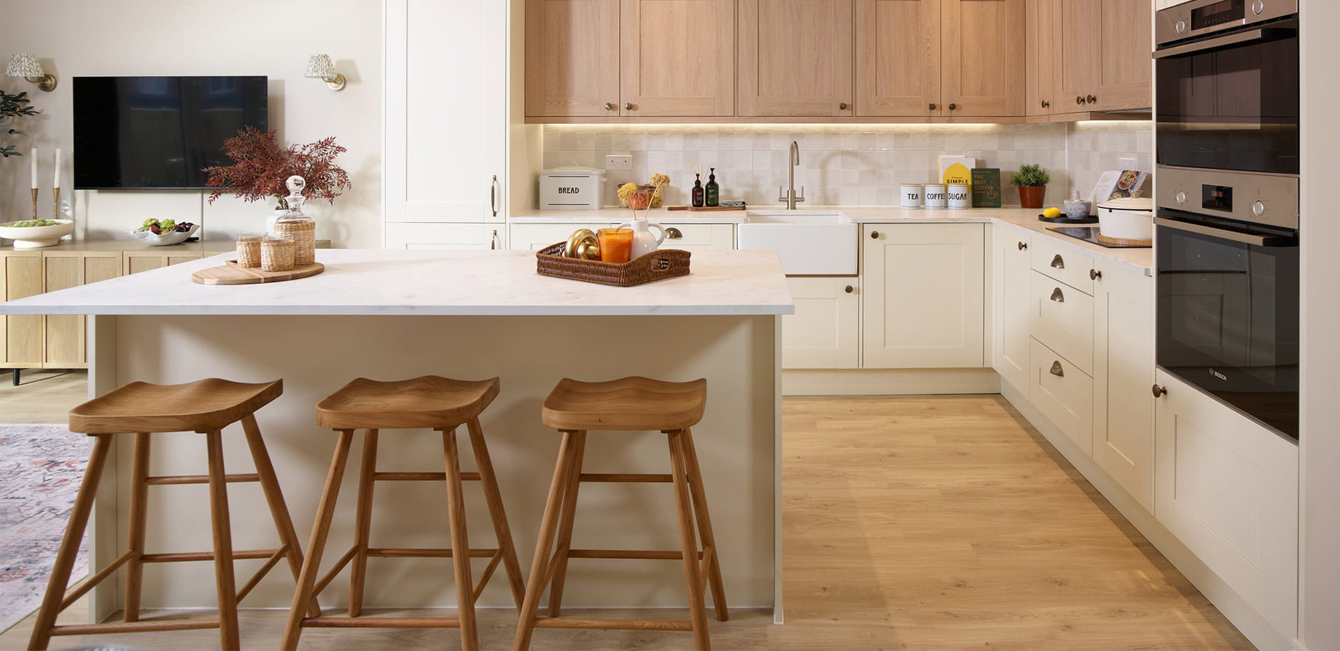 An interior Kitchen image at the 4 Bedroom Showhome at Leighwood Fields