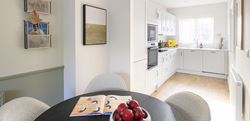 Interior kitchen-dining image at Leighwood Fields