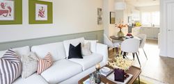 Interior living image at Leighwood Fields