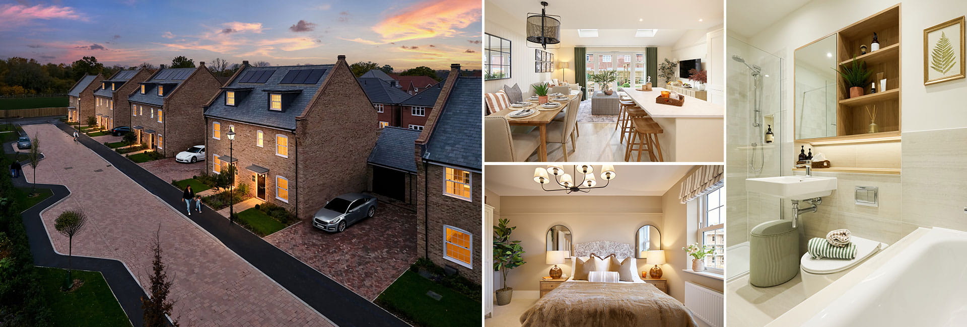 A montage of images from Leighwood Fields