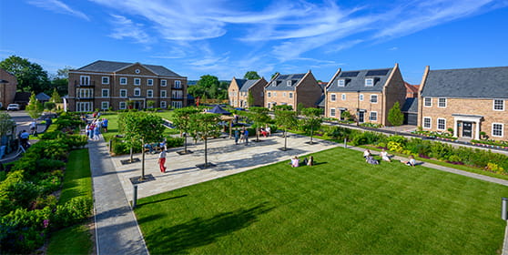 An exterior photograph of Leighwood Manor phase