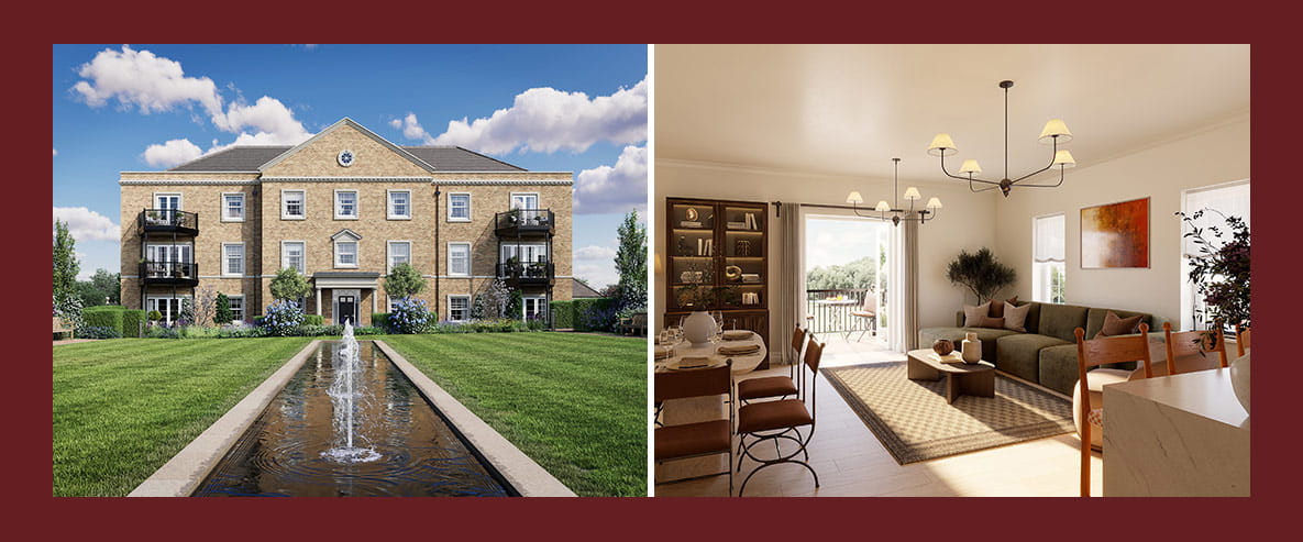 A montage image of Leighwood Manor