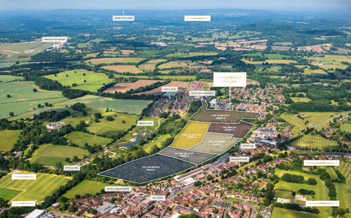 Berkeley, Leighwood Fields, Site Plan