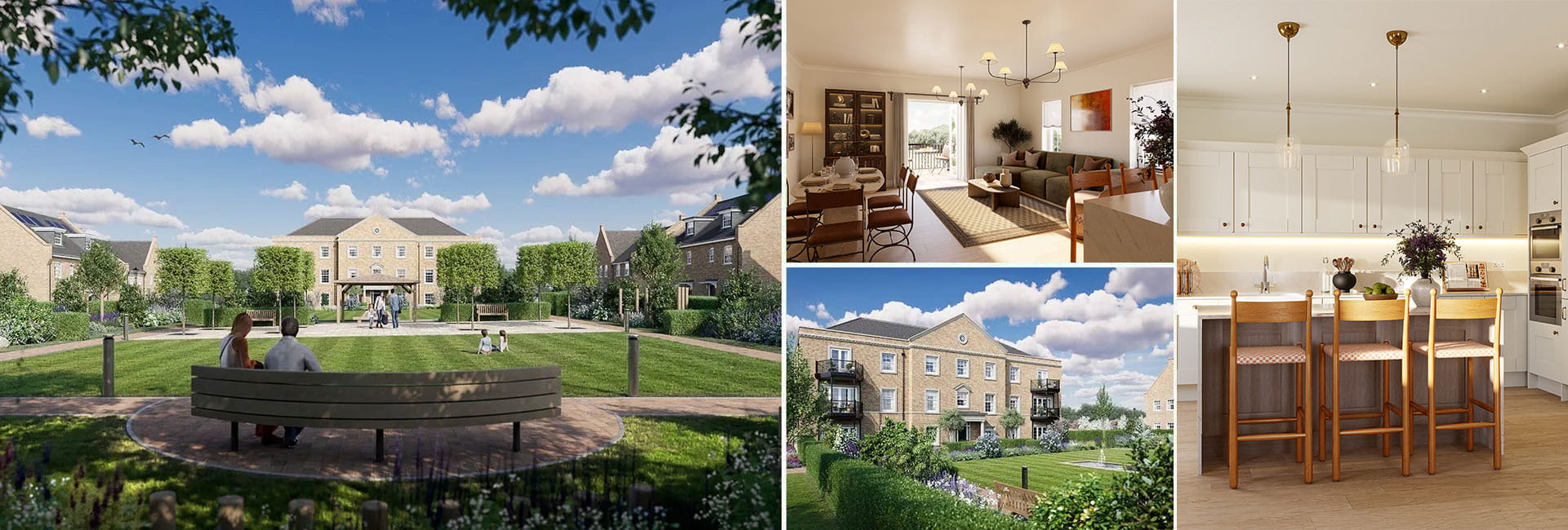 A montage of images from Leighwood Manor at Leighwood Fields