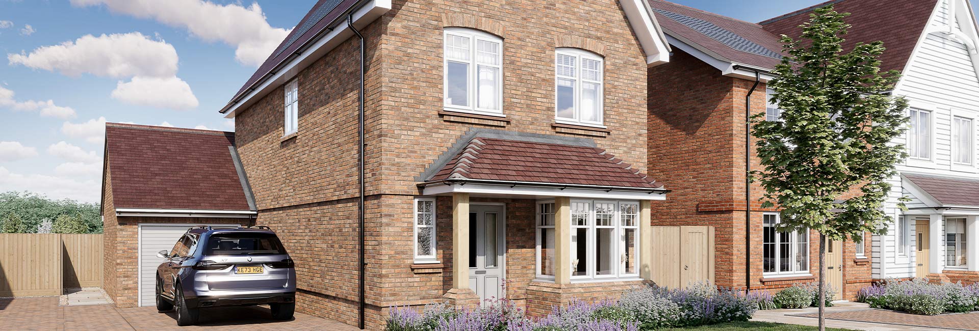 Exterior image of a property at Leighwood Fields