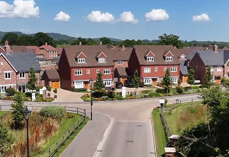 An exterior Street Scene of Leighwood Fields