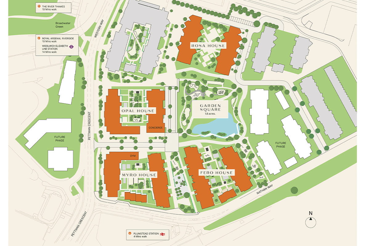 Image of a Lombard Square siteplan