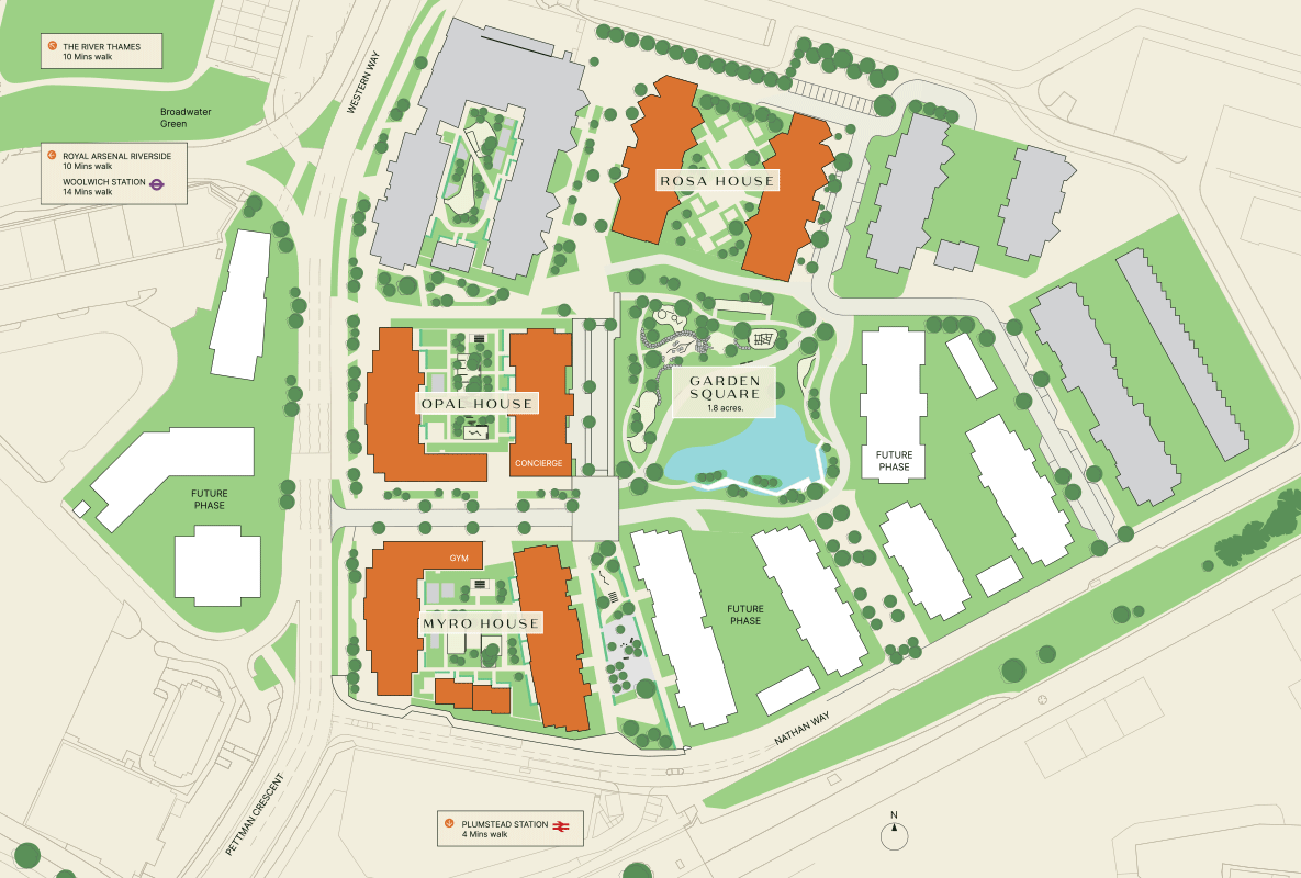Image of a Lombard Square siteplan