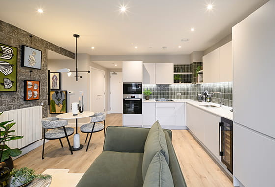 An interior Living / Kitchen / Dining image at Fero House