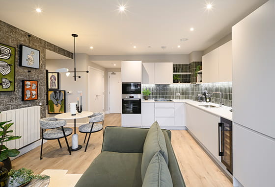 An interior Living / Dining / Kitchen image at Lombard Square