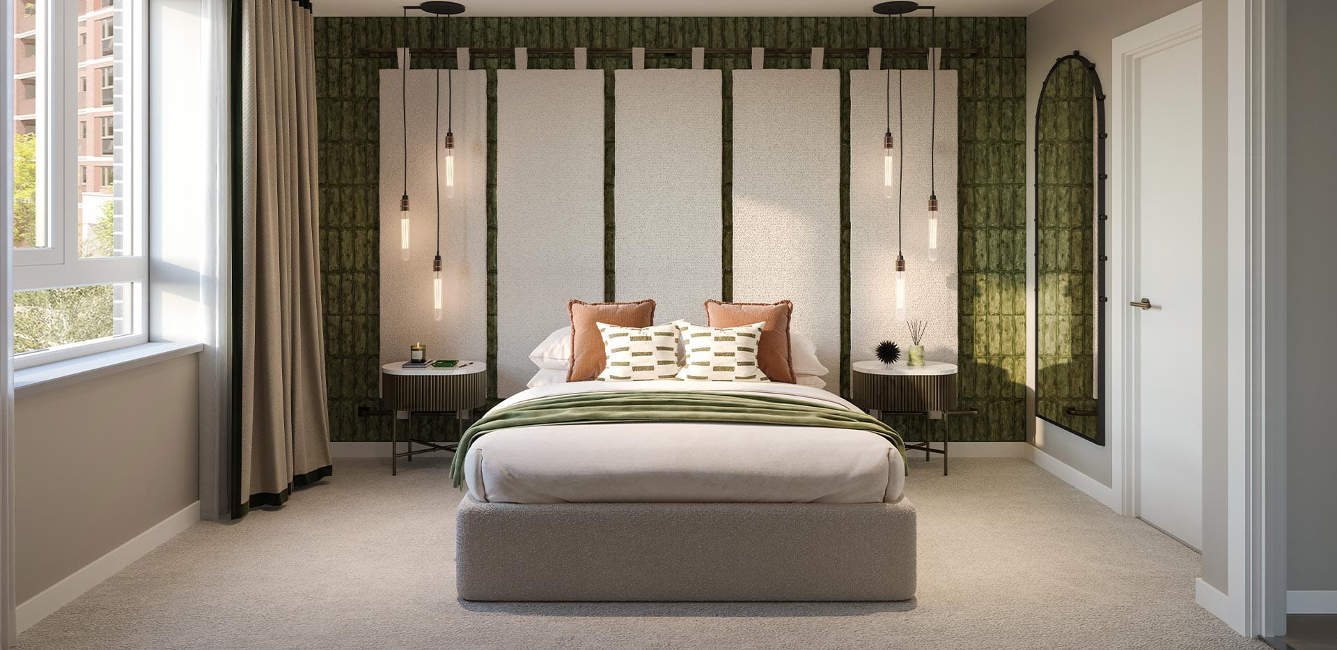 Lombard Square, Fero House, Interior, Bedroom