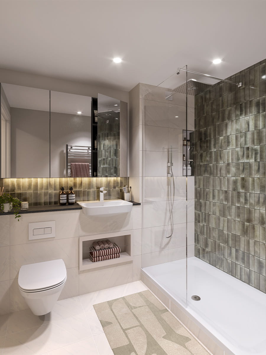 Lombard Square, Fero House, Interior, Bathroom