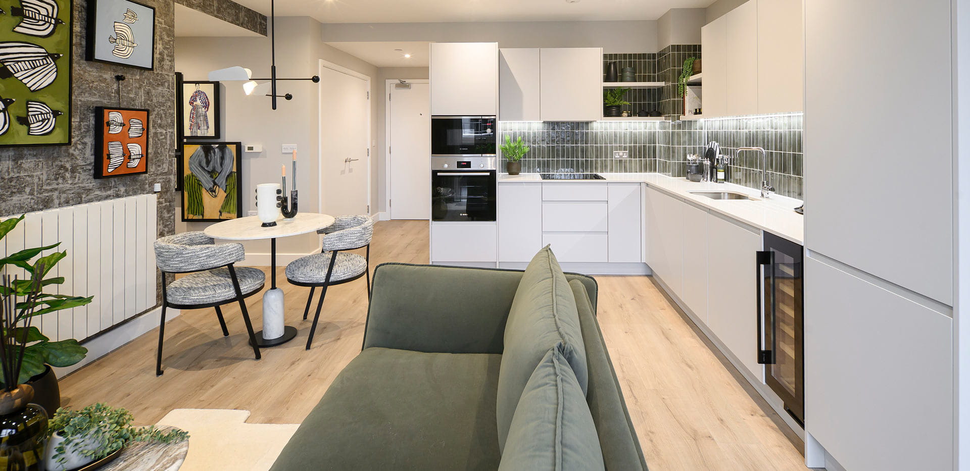 An interior Living / Kitchen / Dining image at Fero House