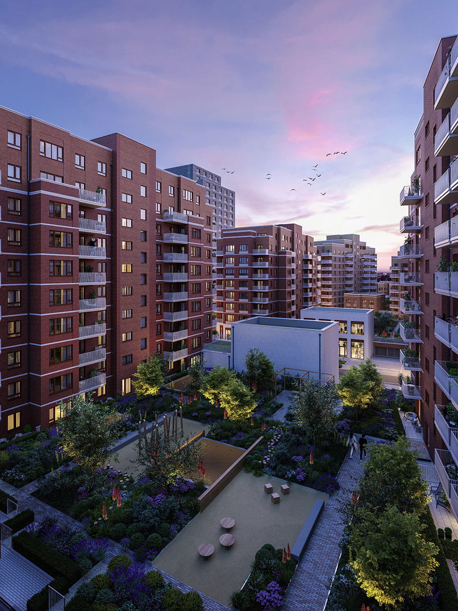 Lombard Square New Homes in London Plumstead Berkeley Group