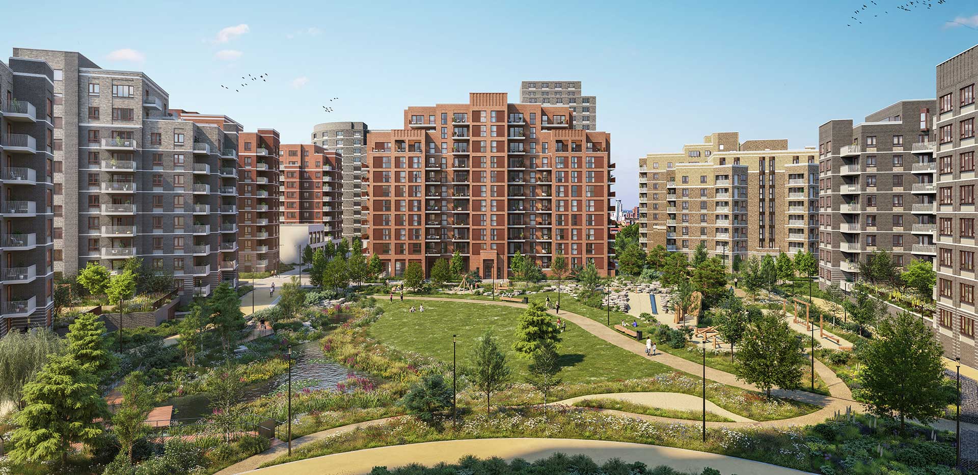 Lombard Square New Homes in London Plumstead Berkeley Group