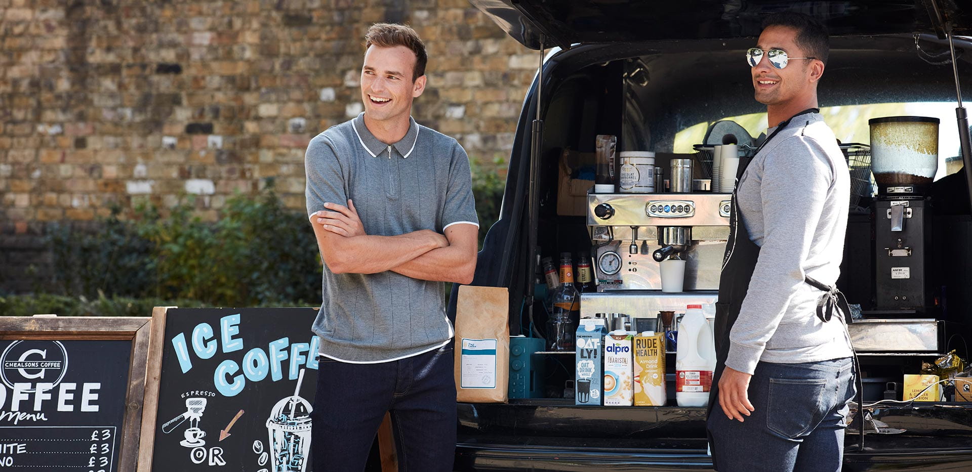 Photography of local amenities at Lombard Square