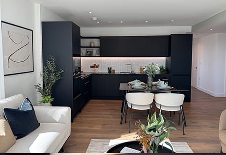 An interior image of a Kitchen / Dining Area