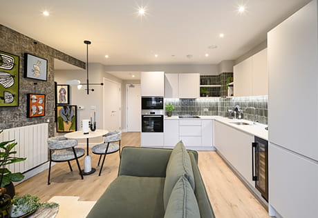 An interior photograph of the Fero House Showhome