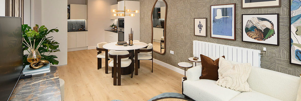 An interior Living / Dining / Kitchen image at Lombard Square