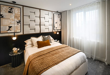 An interior Bedroom image at Rosa House, Lombard Square