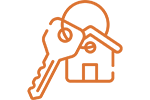 An icon of house keys