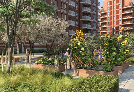 Lombard Square - residents garden
