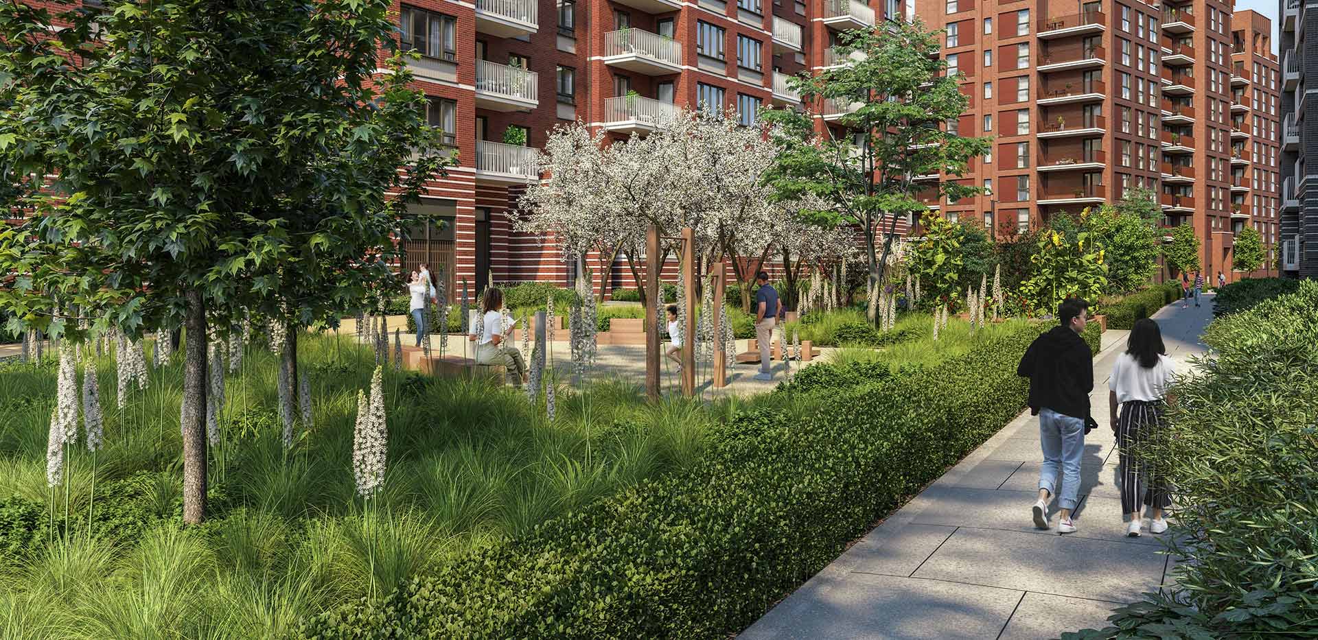 Berkeley, Lombard Square, Exterior