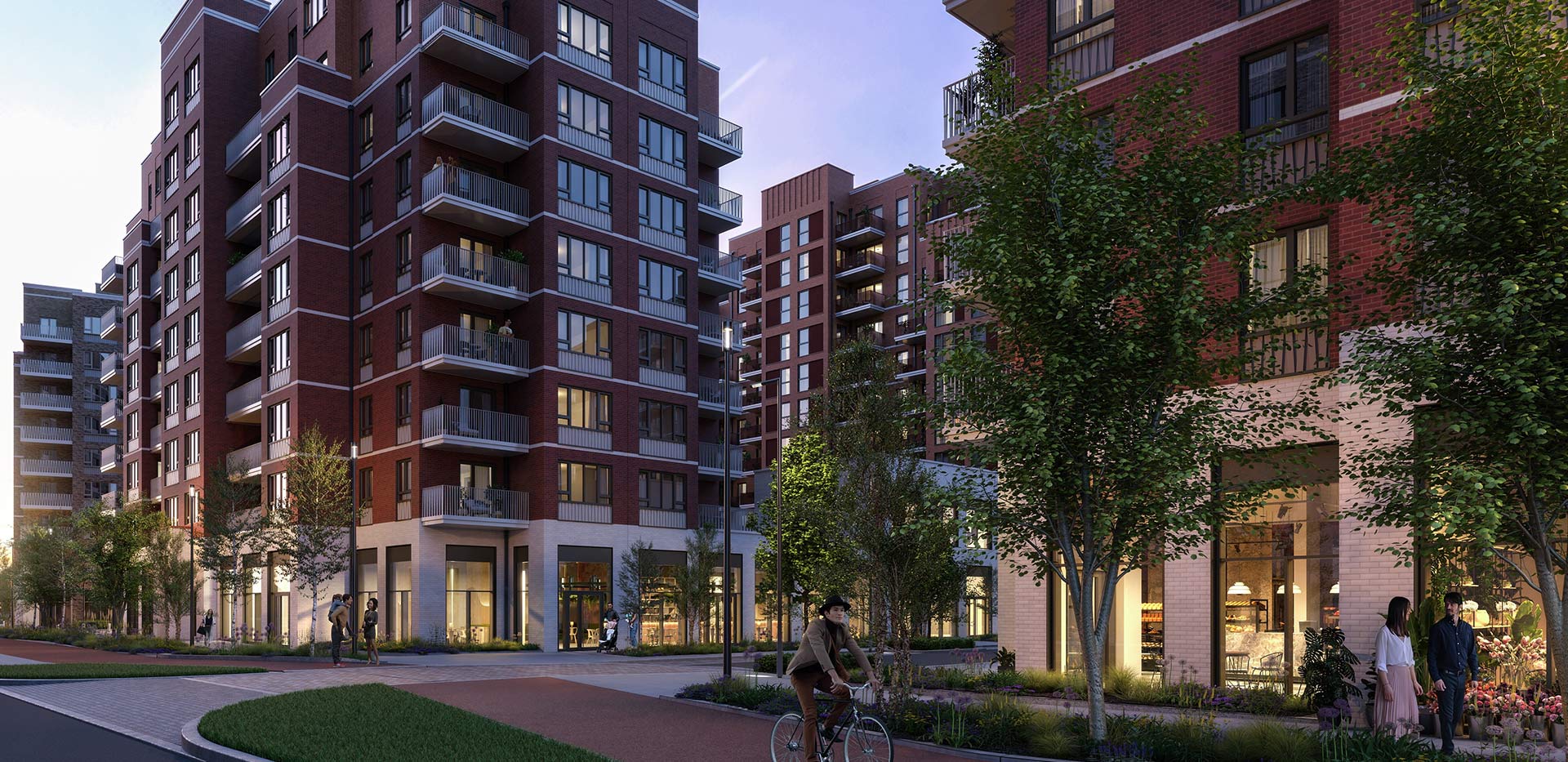 Berkeley, Lombard Square, Exterior