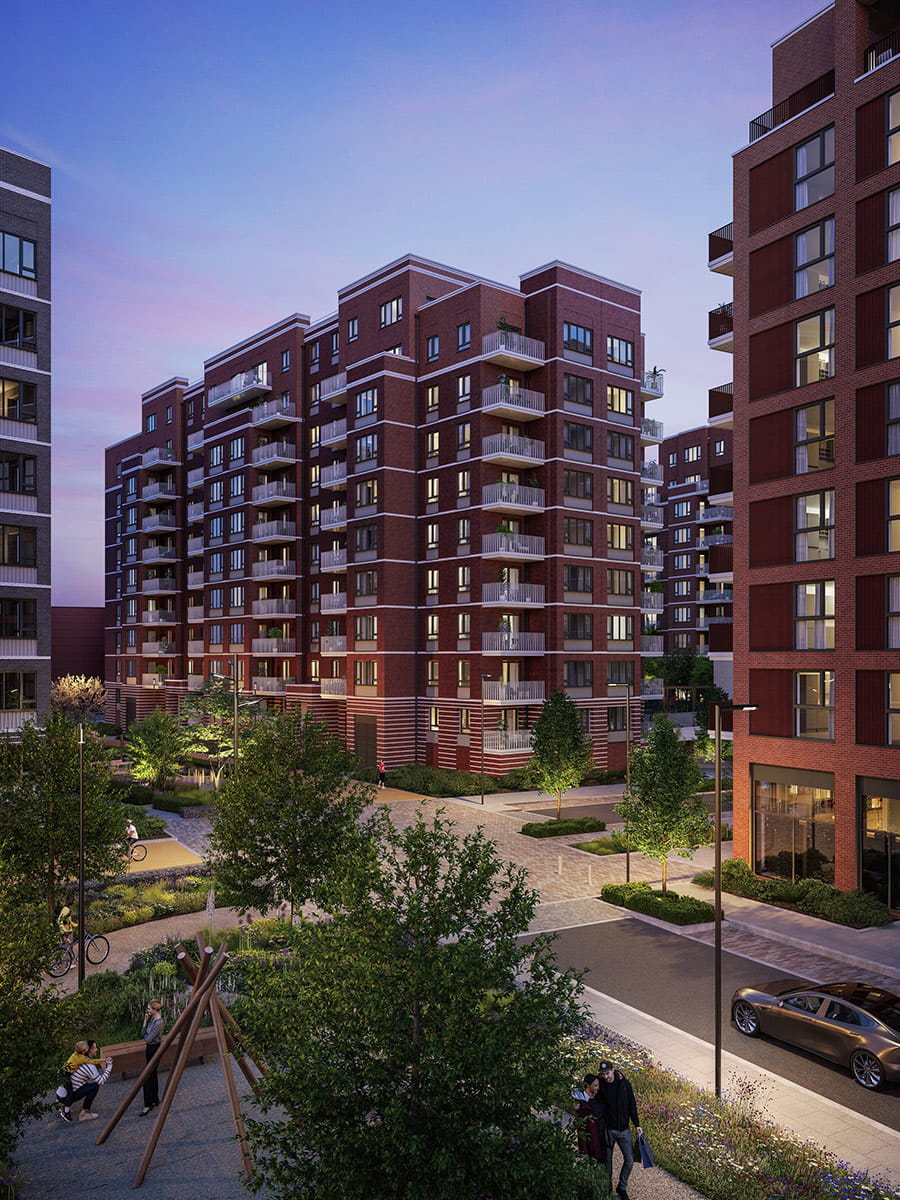 Berkeley, Lombard Square, Exterior
