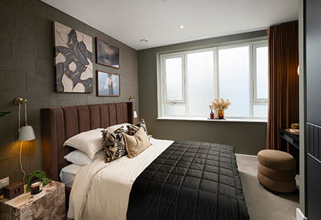 Lombard Square Myro House light and airy bedroom