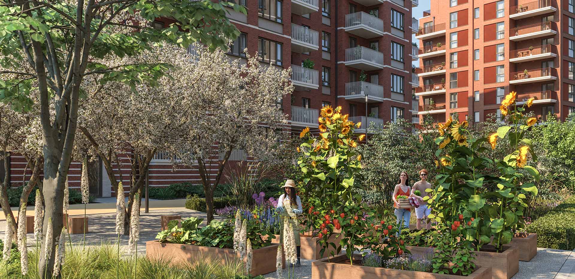 An Exterior CGI Image of Opal House