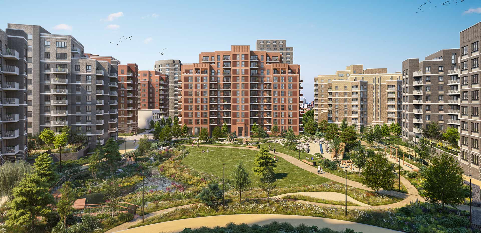 An Exterior CGI Image of Opal House