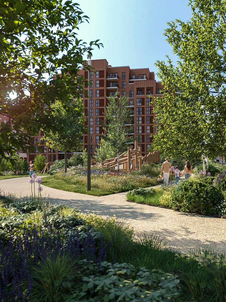 An Exterior CGI Image of Opal House