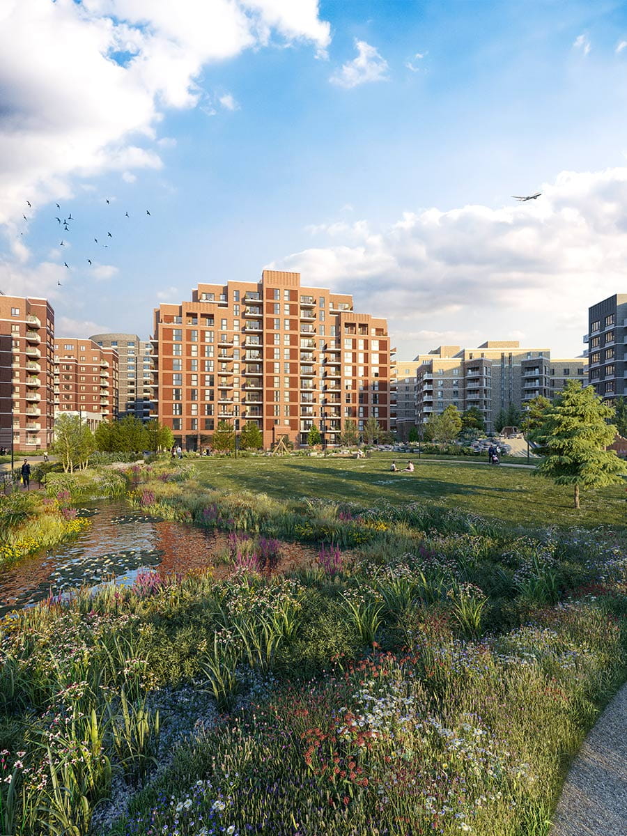 An Exterior CGI Image of Opal House